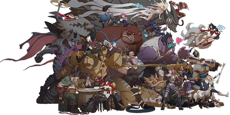 Illustration for article titled League Of Legends' Free "Art Book" Is Incredible